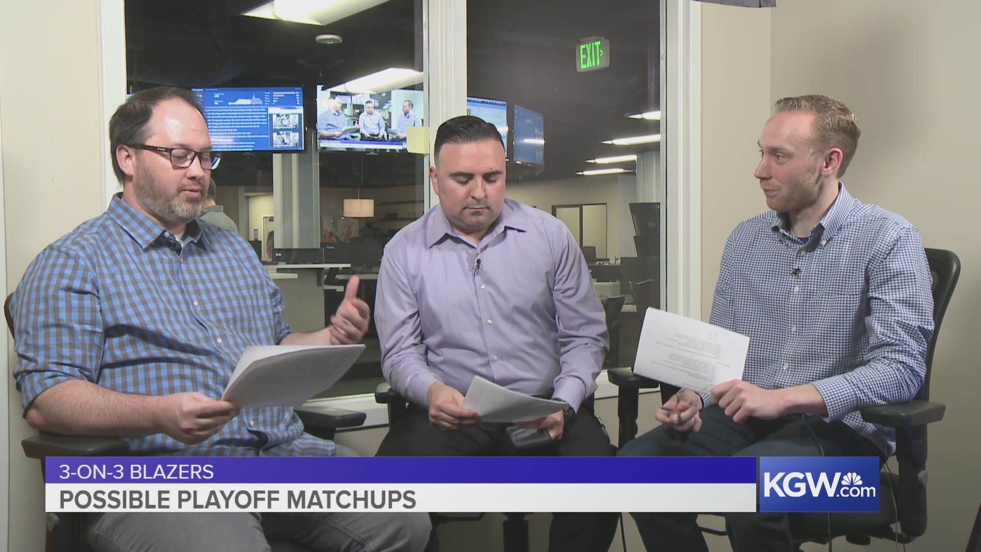 KGW's Jared Cowley, Orlando Sanchez and Nate Hanson debate which would be the best and worst first-round playoff matchups for the Blazers.