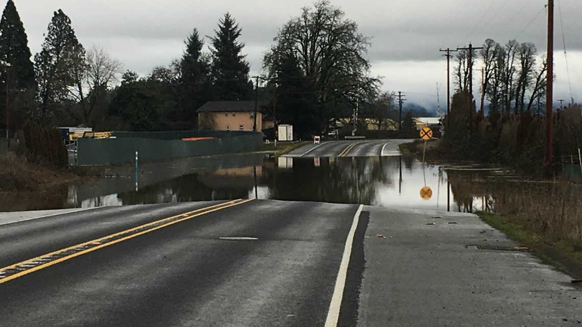 'It's not safe': Flooding closes roads in Washington County | kgw.com