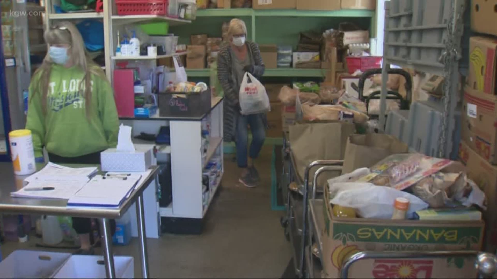 Like many food banks, the North County Community Food Bank is especially busy.  And new volunteers are stepping in to help.