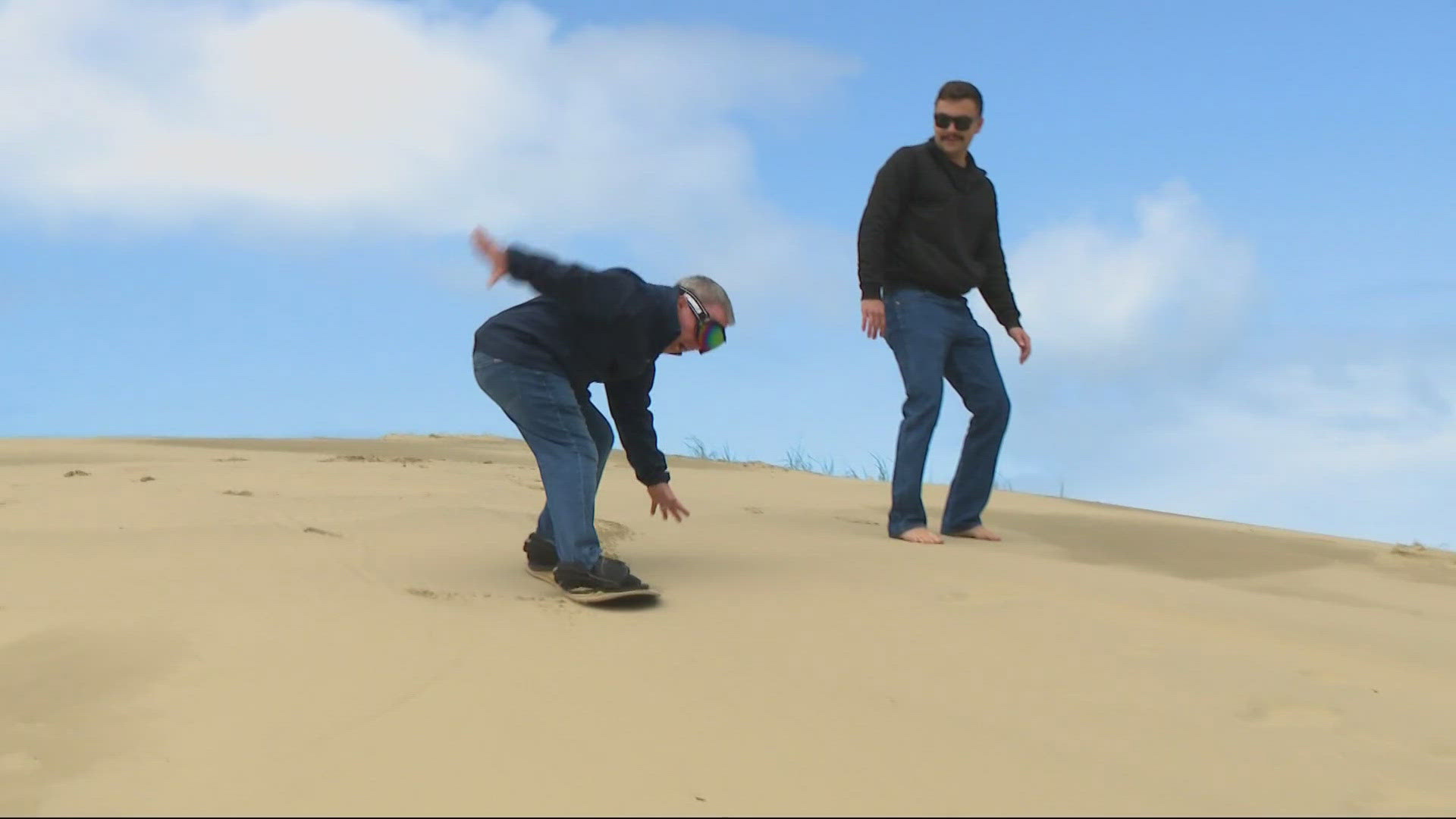 From checking out Sea Lion Caves to sand boarding on the dunes, KGW meteorologist Rod Hill learned firsthand why Florence is known as Oregon's coastal playground.
