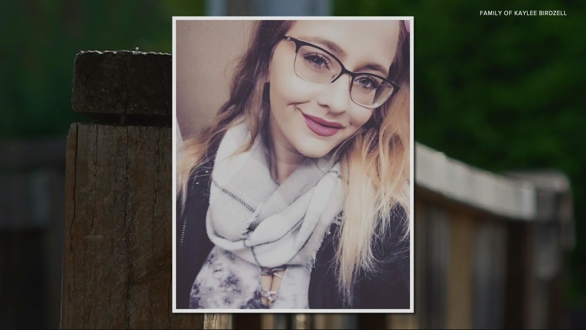 Family members of Kaylee Birdzell, 27, reported her missing on Aug. 5. Days later, her body was found at the Coffin Butte Landfill.