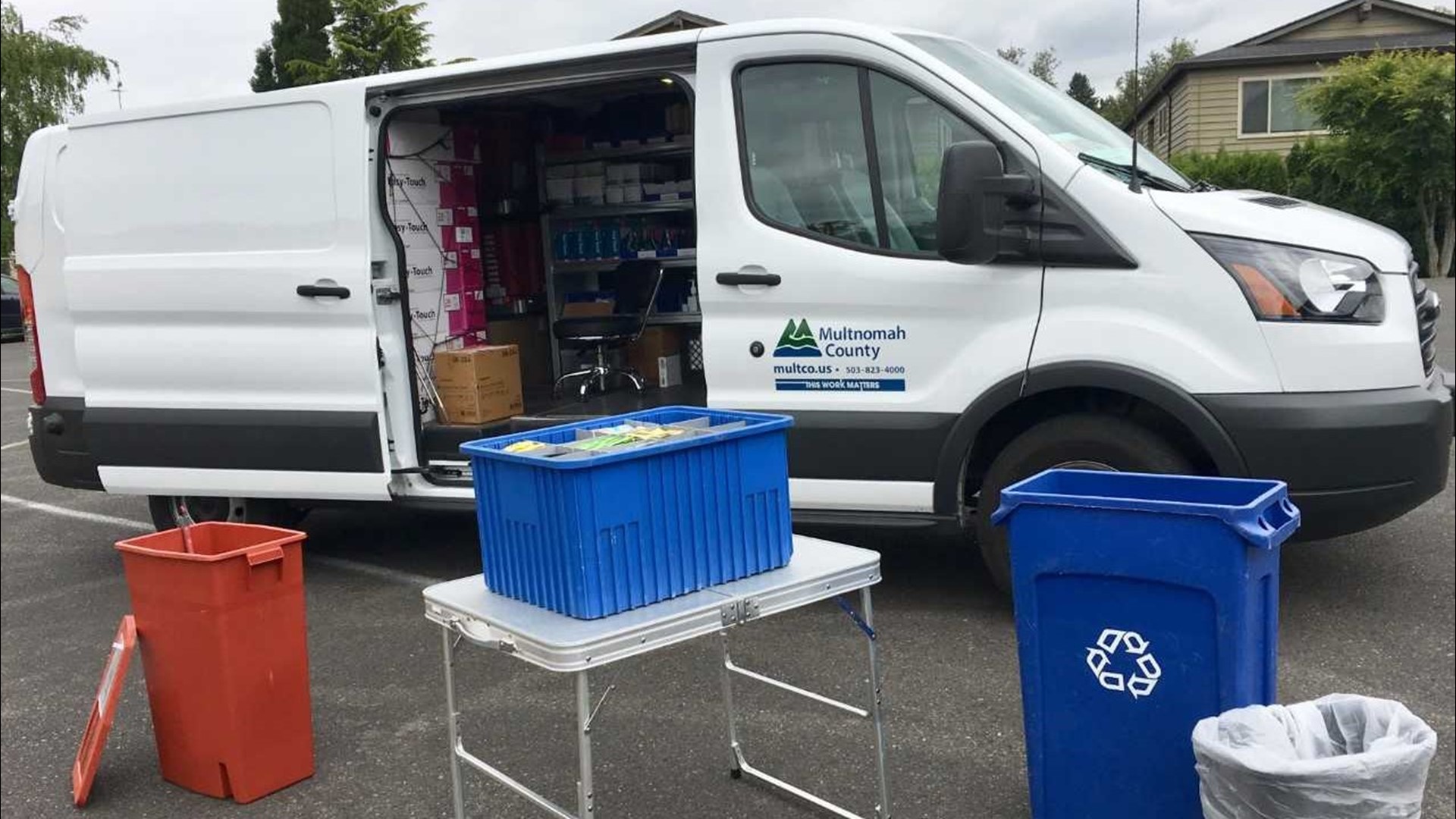 Mobile needle exchange site on Multnomah County budget chopping block