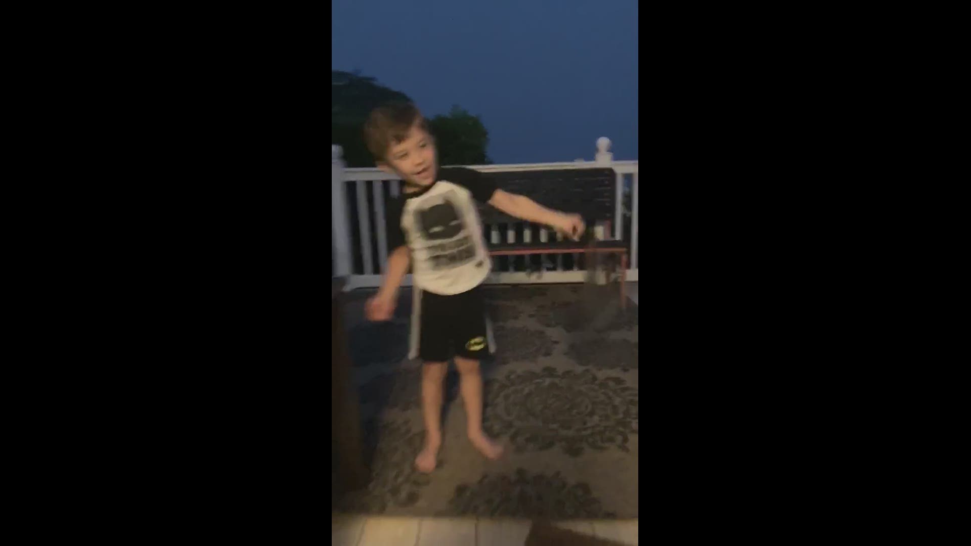 Storm approaches, my son Nolan playing with his Thor hammer, holding it to the sky as the lightning strikes!
Credit: Darla Salchenberg