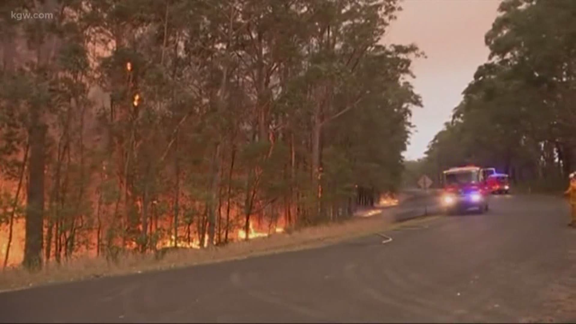 Oregon firefighters are helping in Australia.