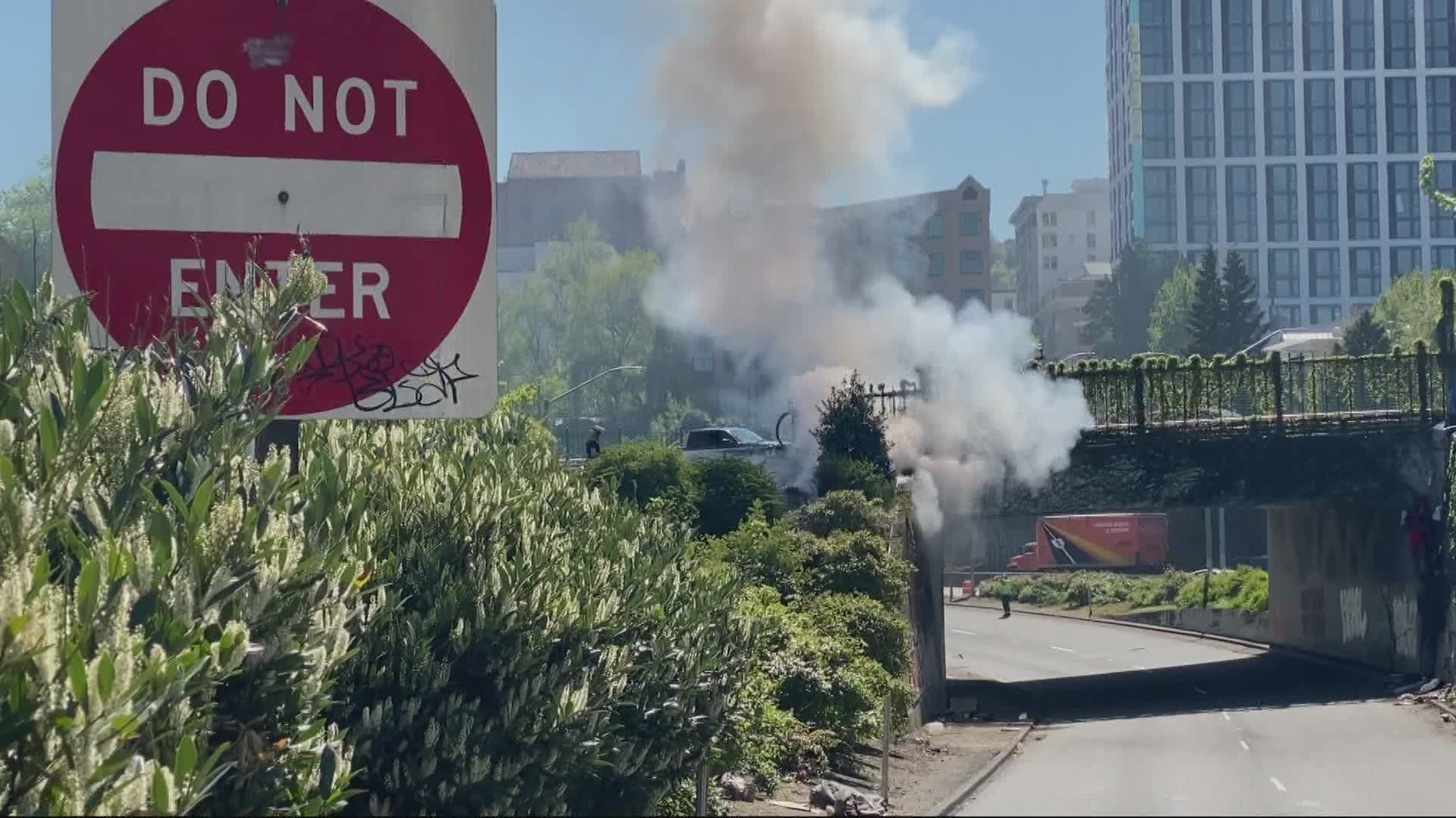 Most of the fires are caused by people simply trying to stay warm, but dry vegetation in an urban environment can spell disaster. KGW's Maggie Vespa reports.