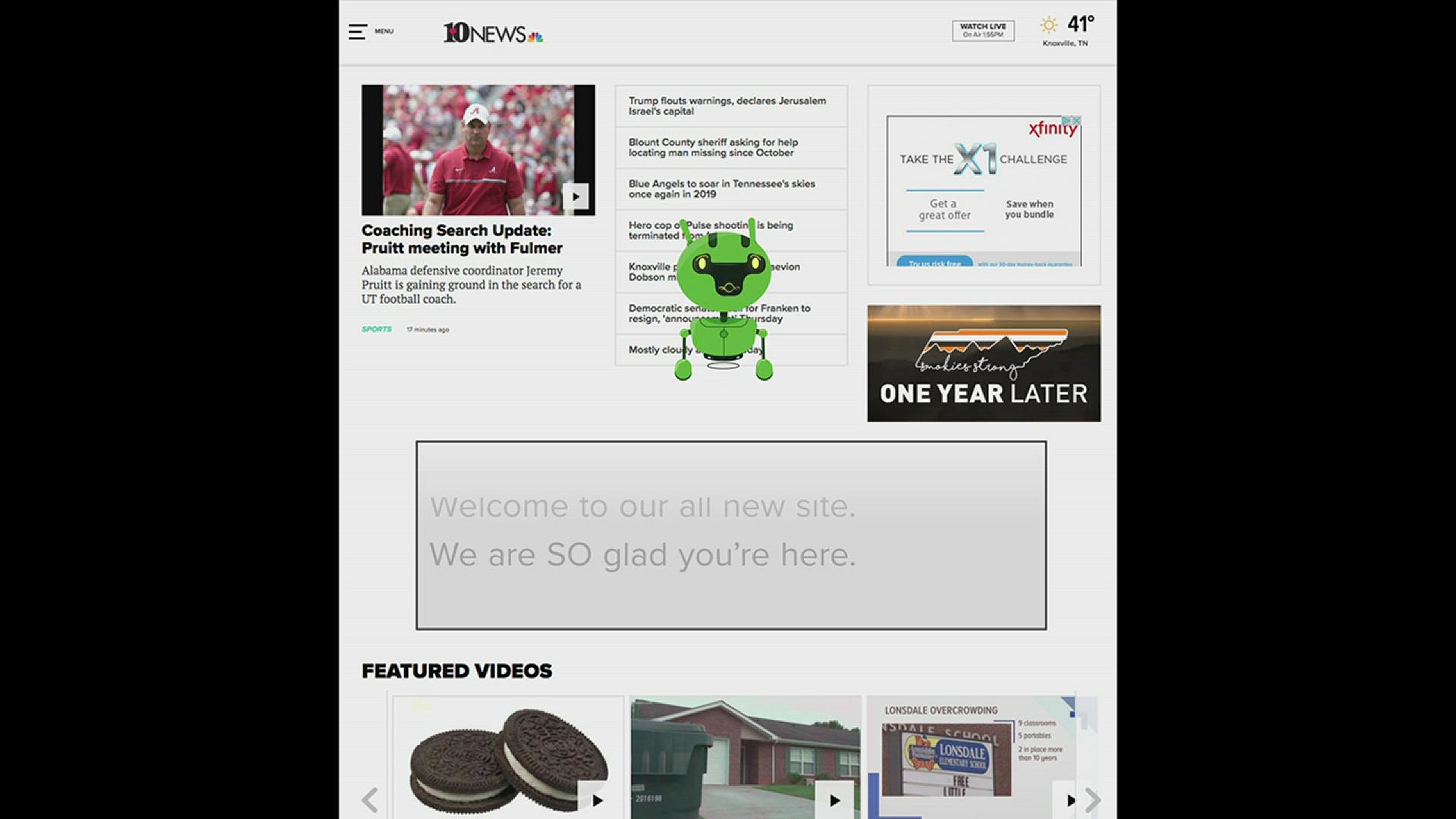 Here is a quick tour of the new features for our website.