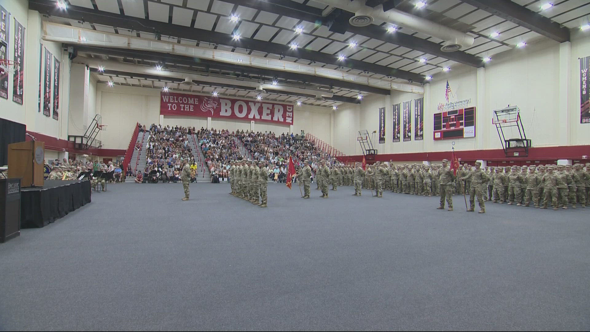 The 230 guardsmen will act as artillery defenders for allies in Iraq and Syria. For them, it’s an emotional time — one of both anxiety and excitement.