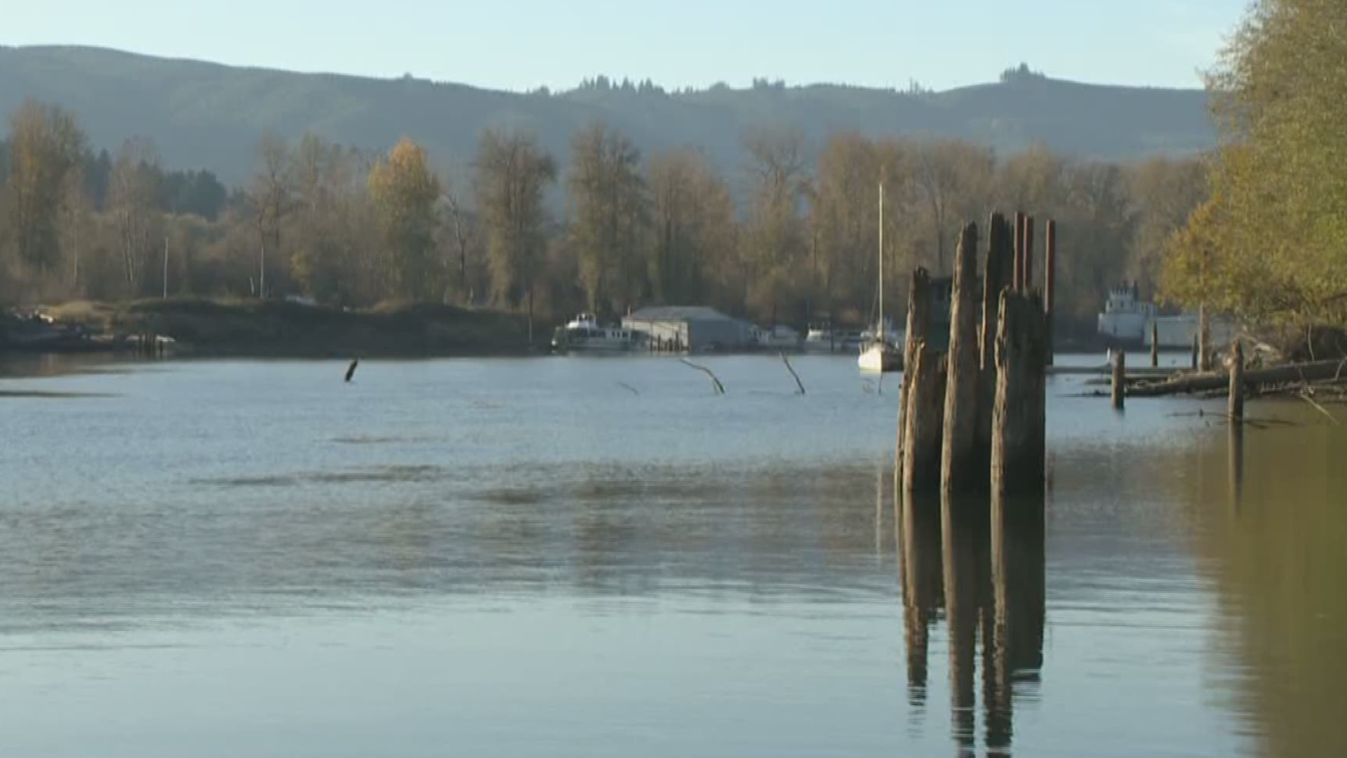 A mother and daughter were rescued early Saturday morning after their skiff boat overturned in the Willamette River near Sauvie Island.