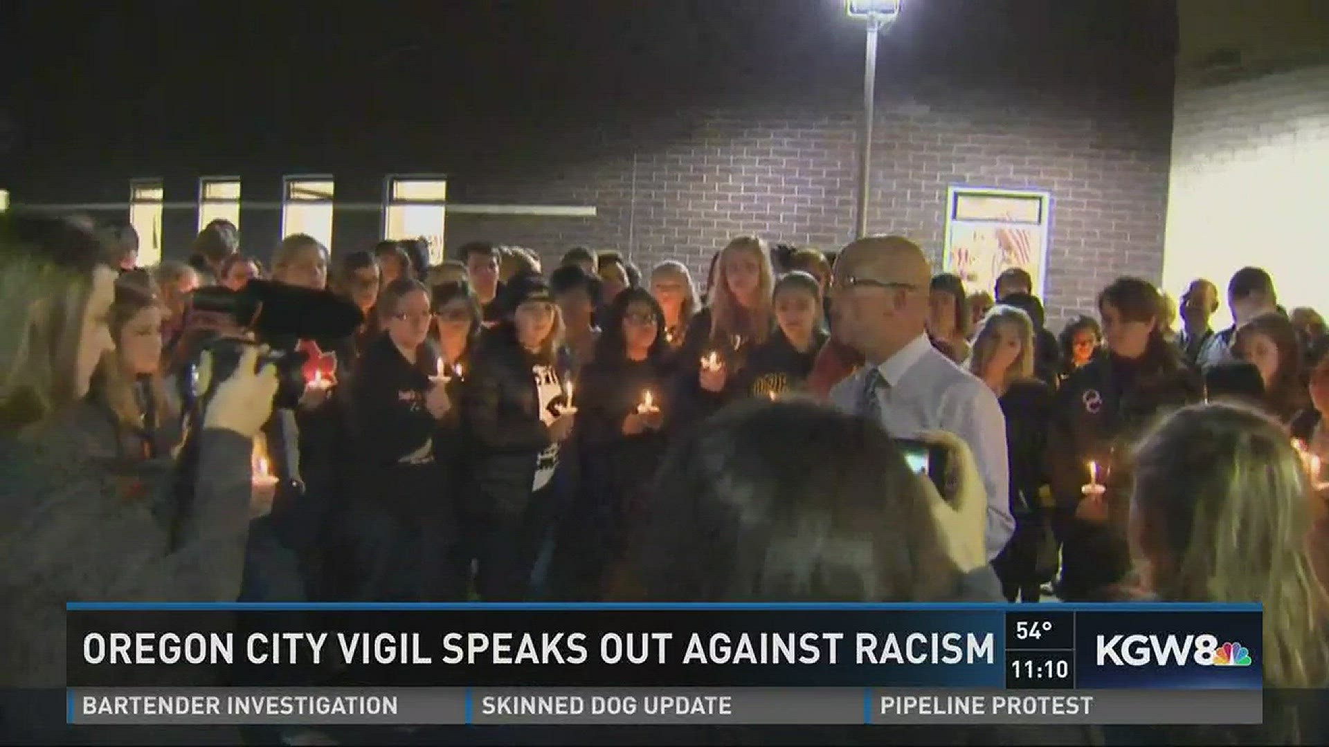 Oregon City vigil speaks out against racism