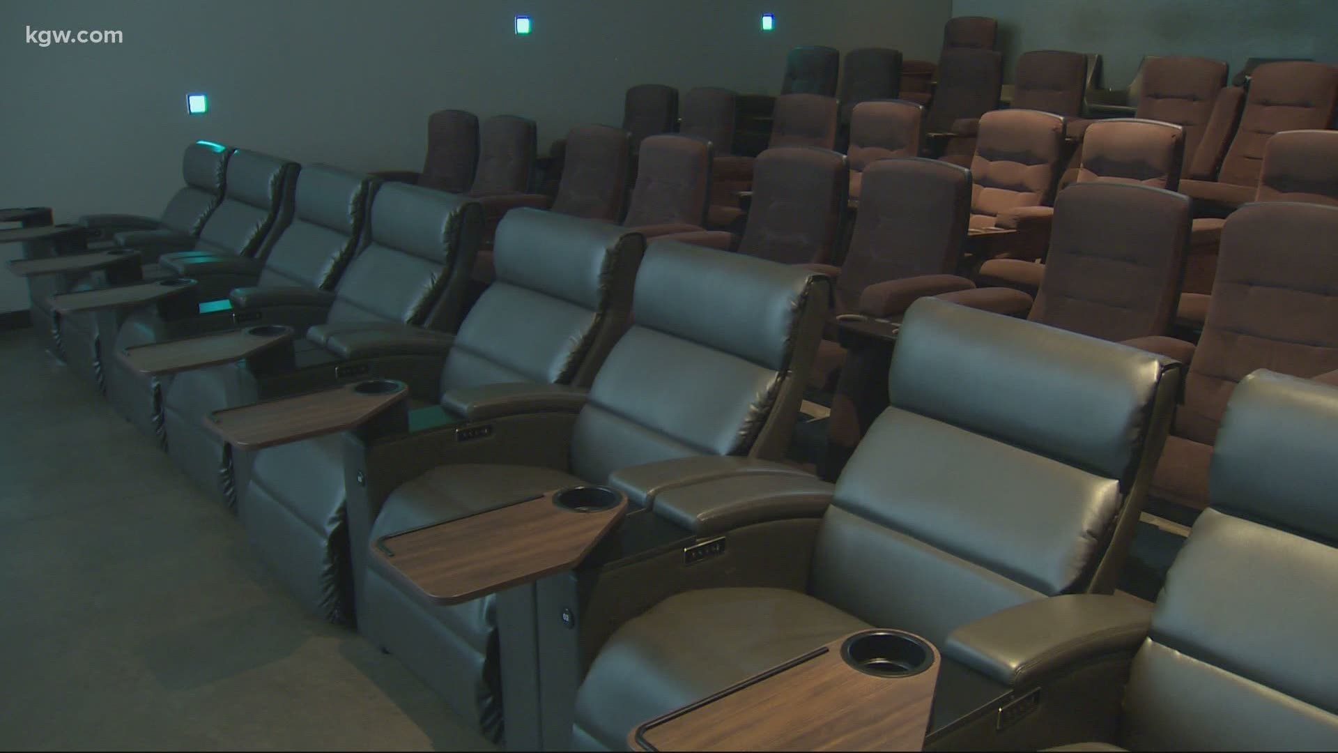 Some movie theaters are open in parts of Oregon but not in the metro area. Some owners are asking Gov. Brown to change that.