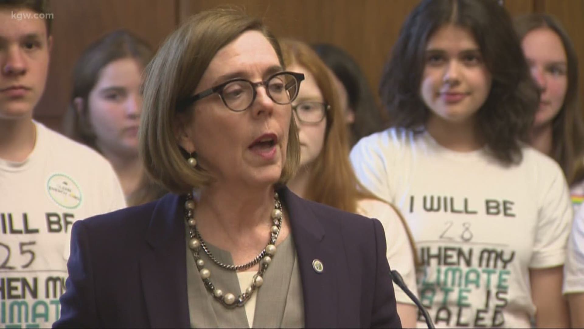 Oregon Gov. Kate Brown has ordered state police to round up Republicans who walked out.