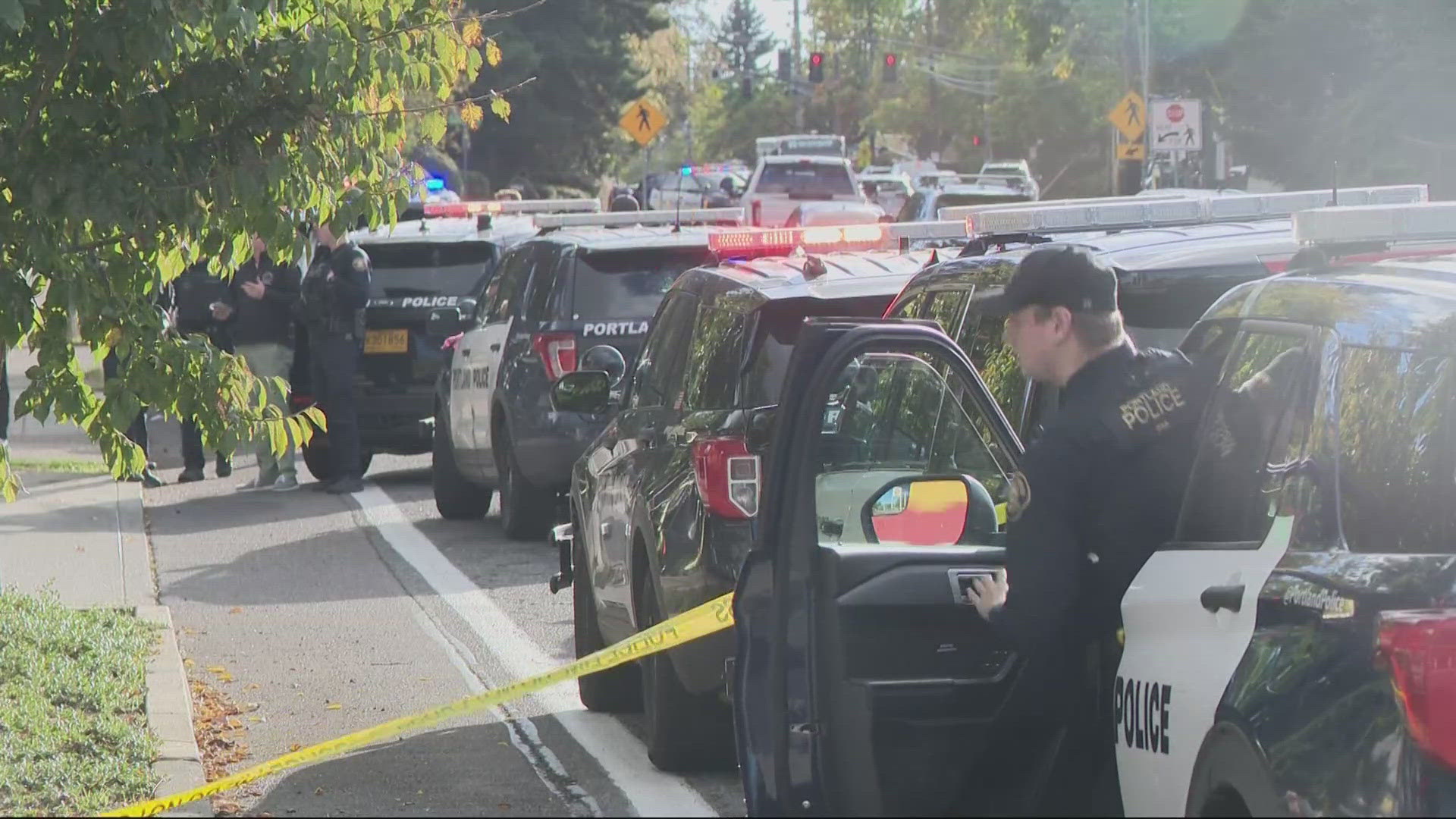 The shooting happened in a parking lot behind the Islamic School of Portland. Police believe the two men involved knew each other.