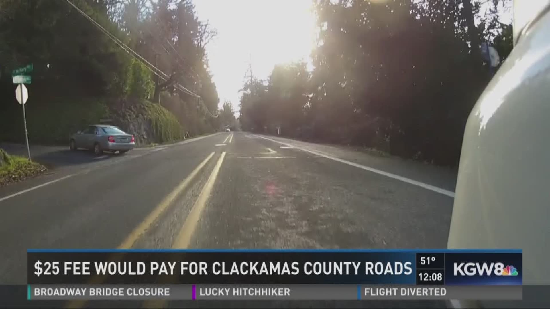 $25 fee would pay for Clackamas County roads