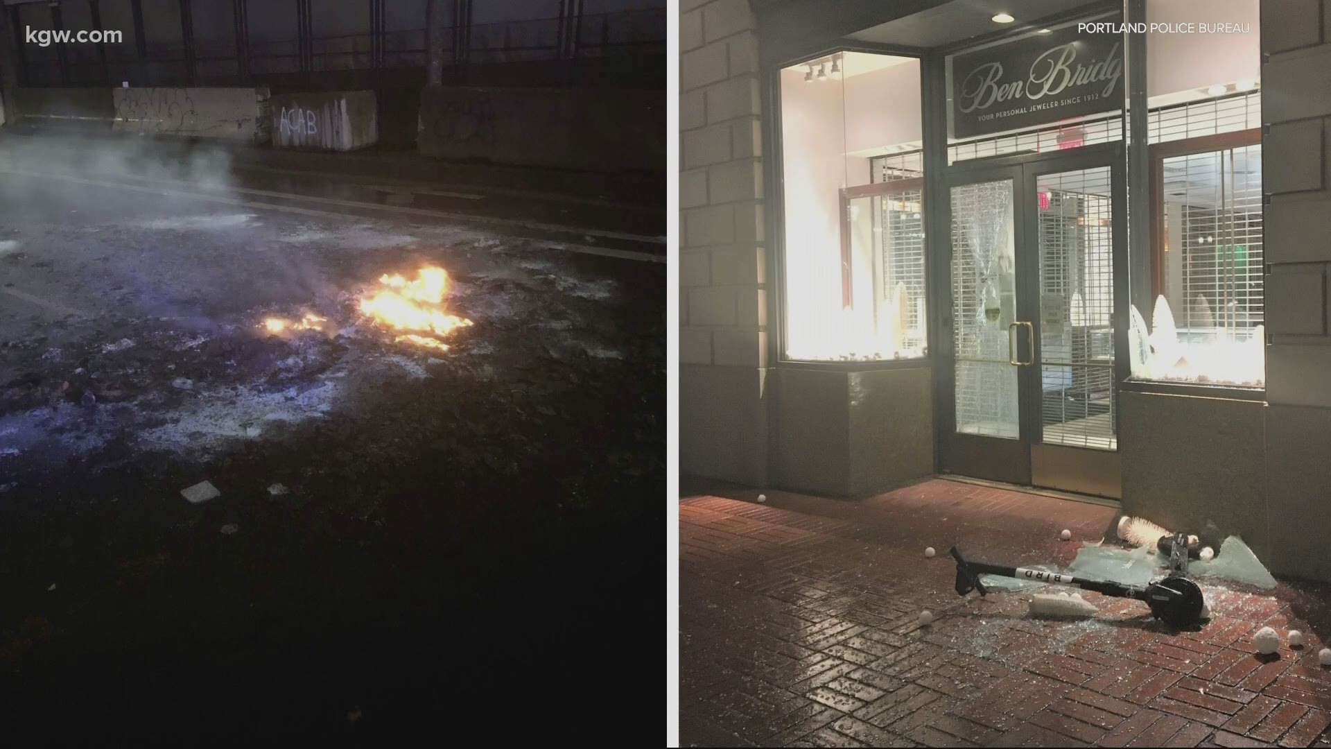 City officials react to the riots that rang in the new year in Portland.