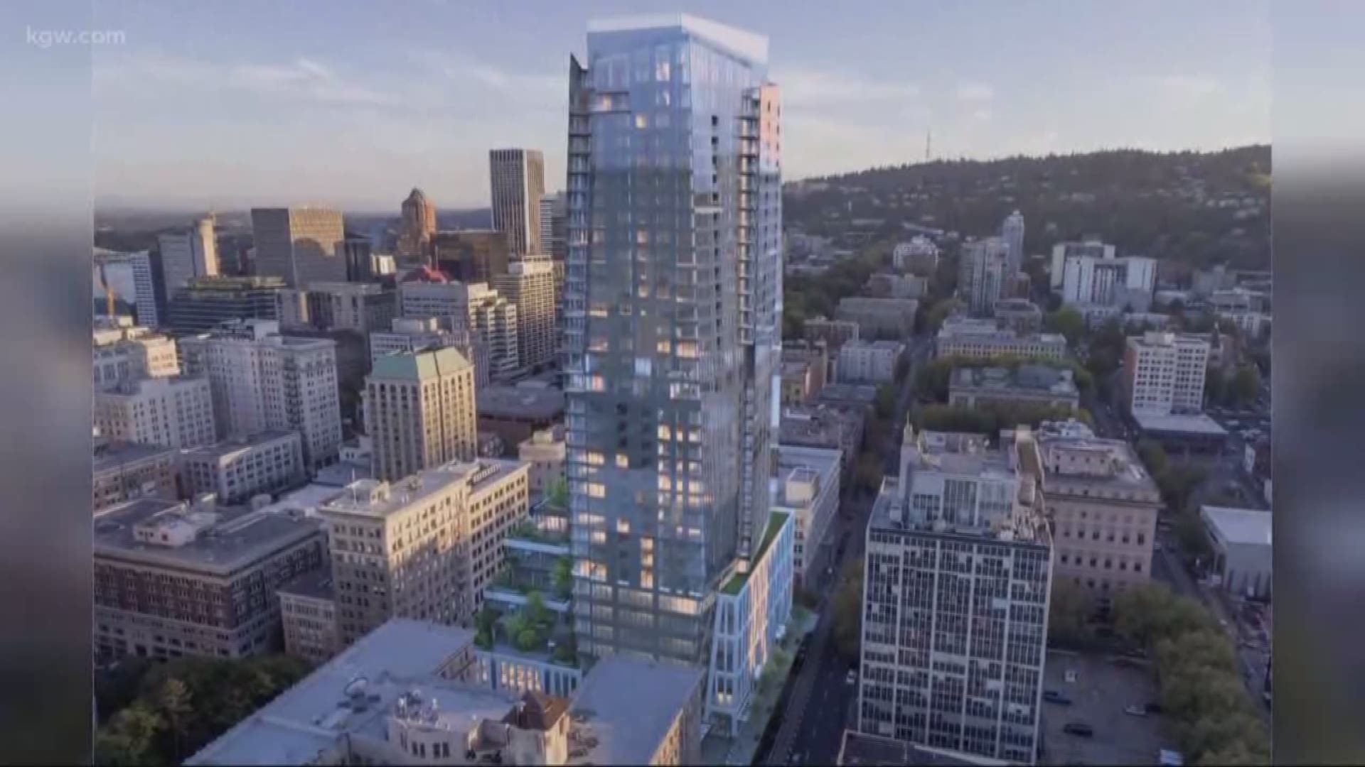 What developers say will be Portland's first five-star hotel is one step closer to cementing its spot in the city’s skyline.