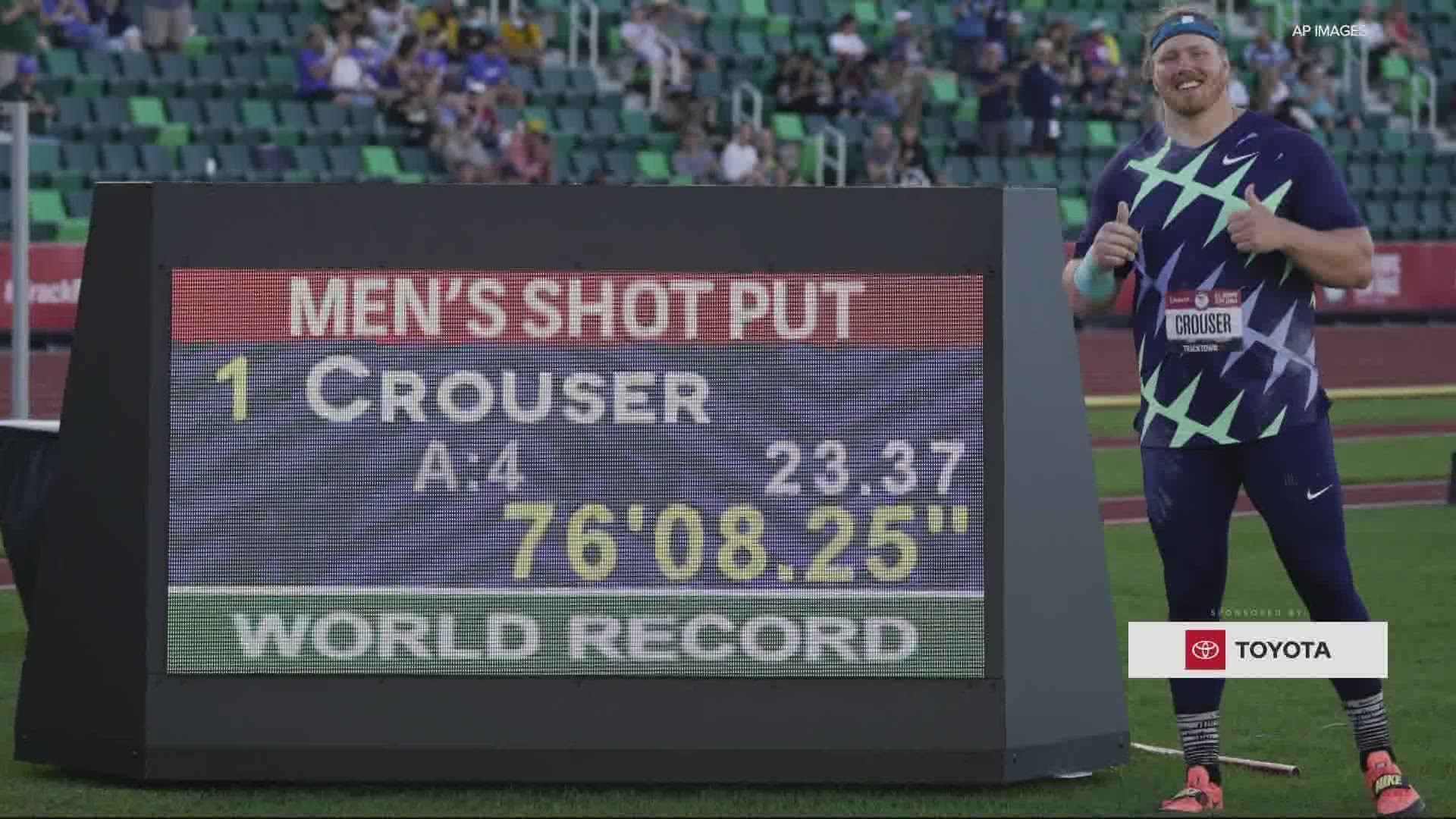 Ryan Crouser, from Barlow High School in Gresham, is one of the greatest shot putters of all time.