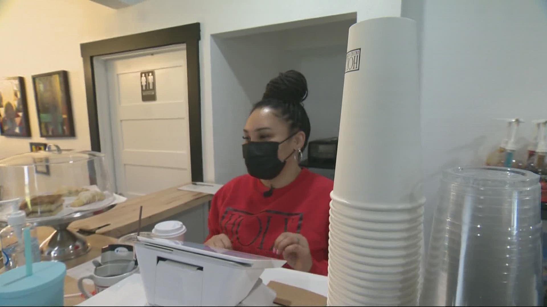 Shalimar Williams, who was released from prison in 2008, worked hard to turn her life around and now runs a coffee shop helping others who need a hand.