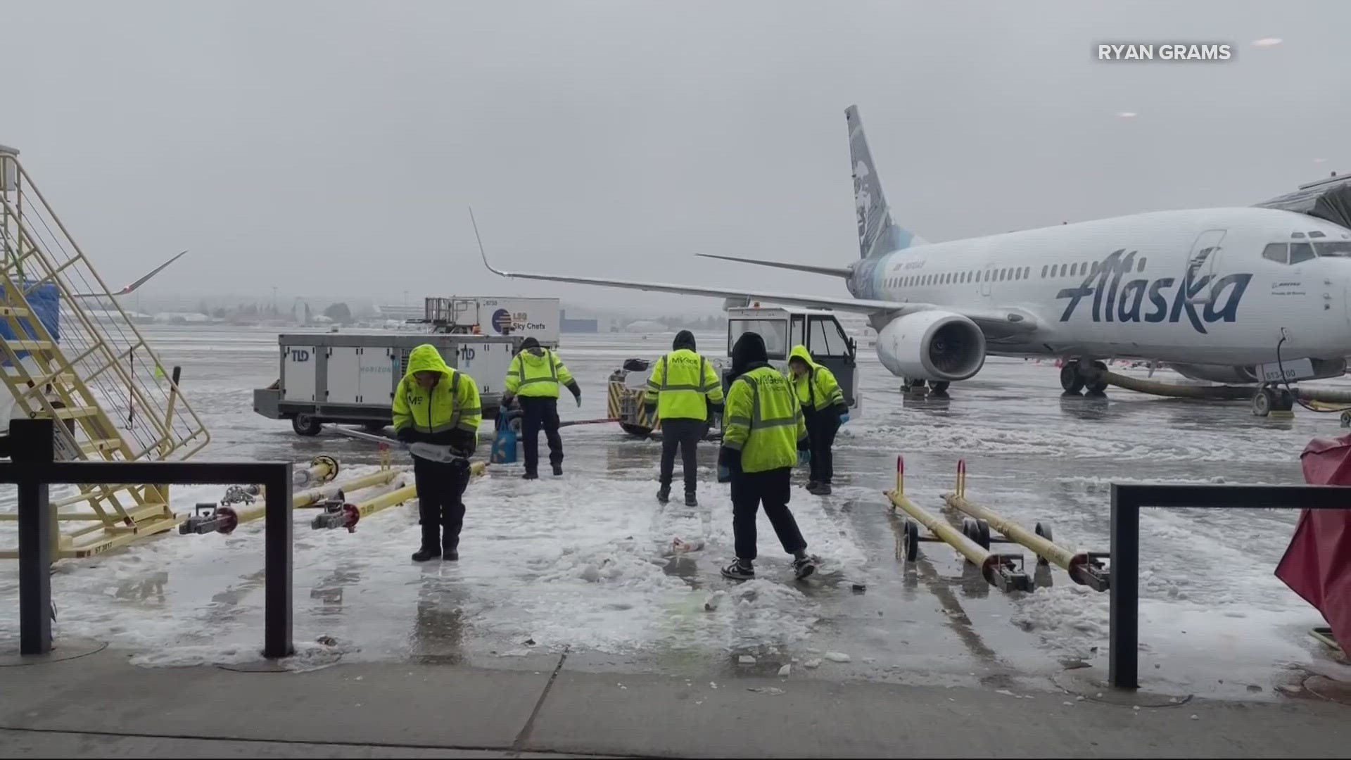 Airport officials told KGW, both the north and south runways at the airport are open and running again as of Thursday afternoon.