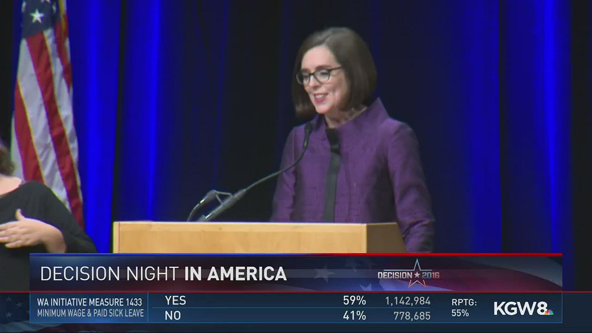 Kate Brown victory speech