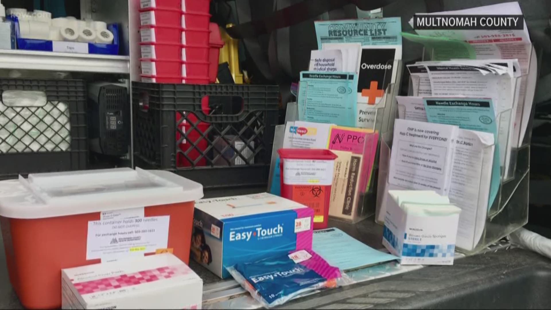 A mobile needle exchange site could be cut.