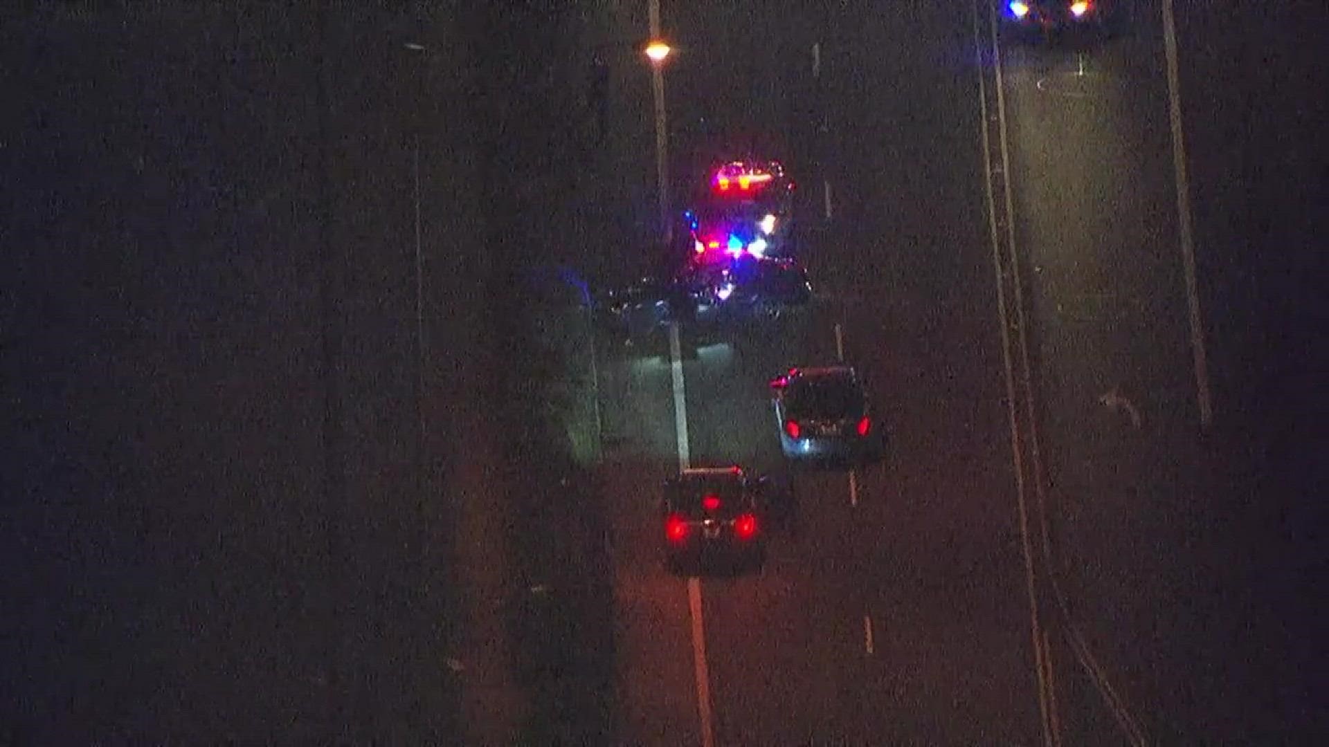 Suspect crashes into truck to end police chase, may be tied to shooting ...