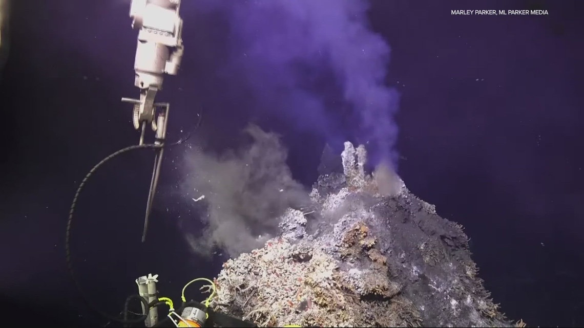 Oregon State College researchers say an energetic undersea volcano off the coast of Oregon may just erupt in 2025