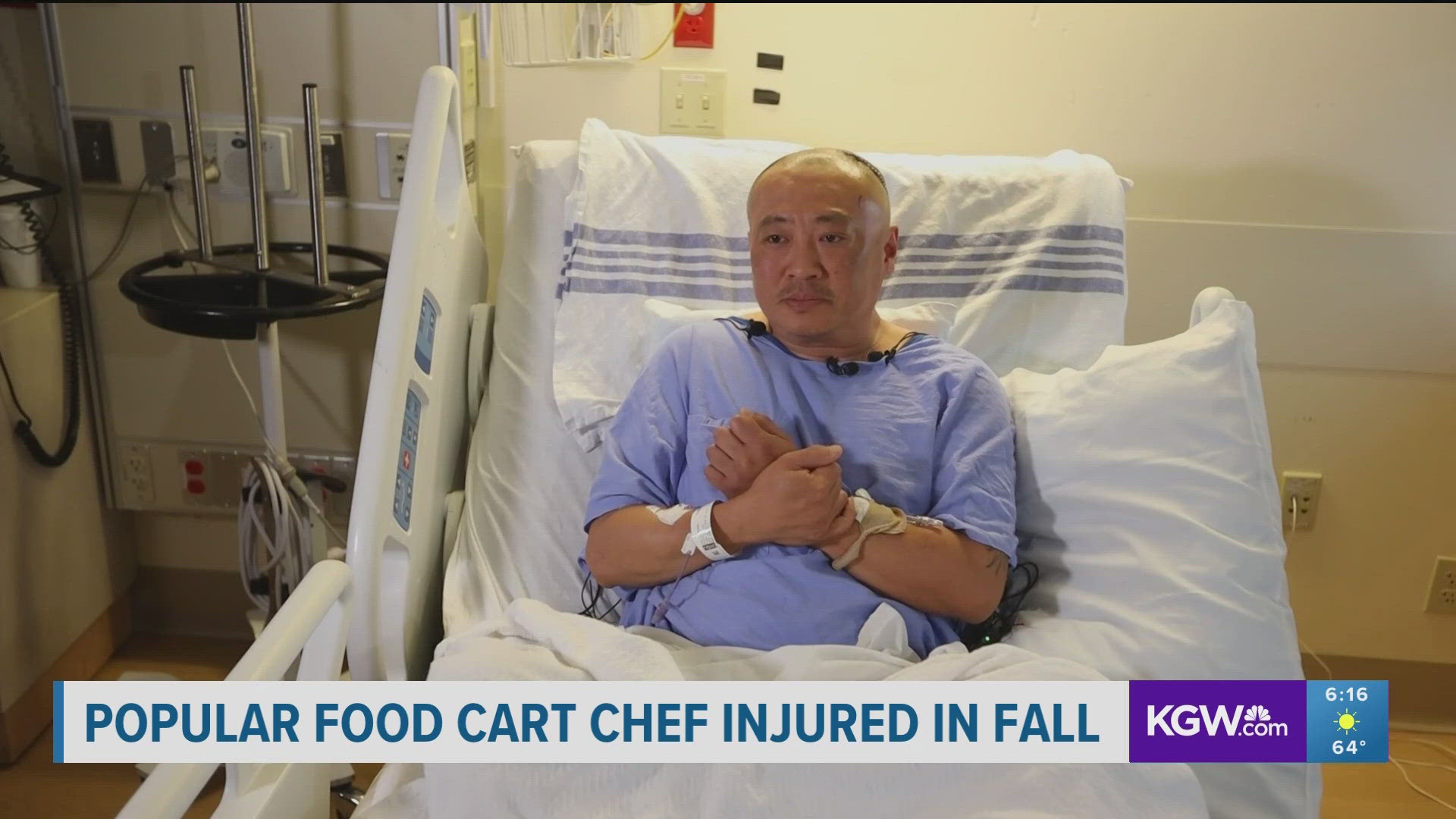 Jeff Chow's food cart, Mama Chow's Kitchen, is temporarily closed as he recovers from serious injuries.