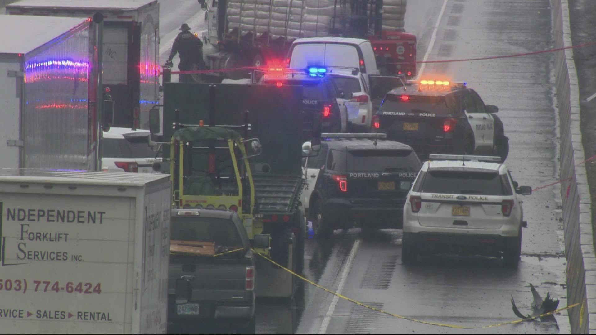 I-5 SB was blocked for hours following the shooting.