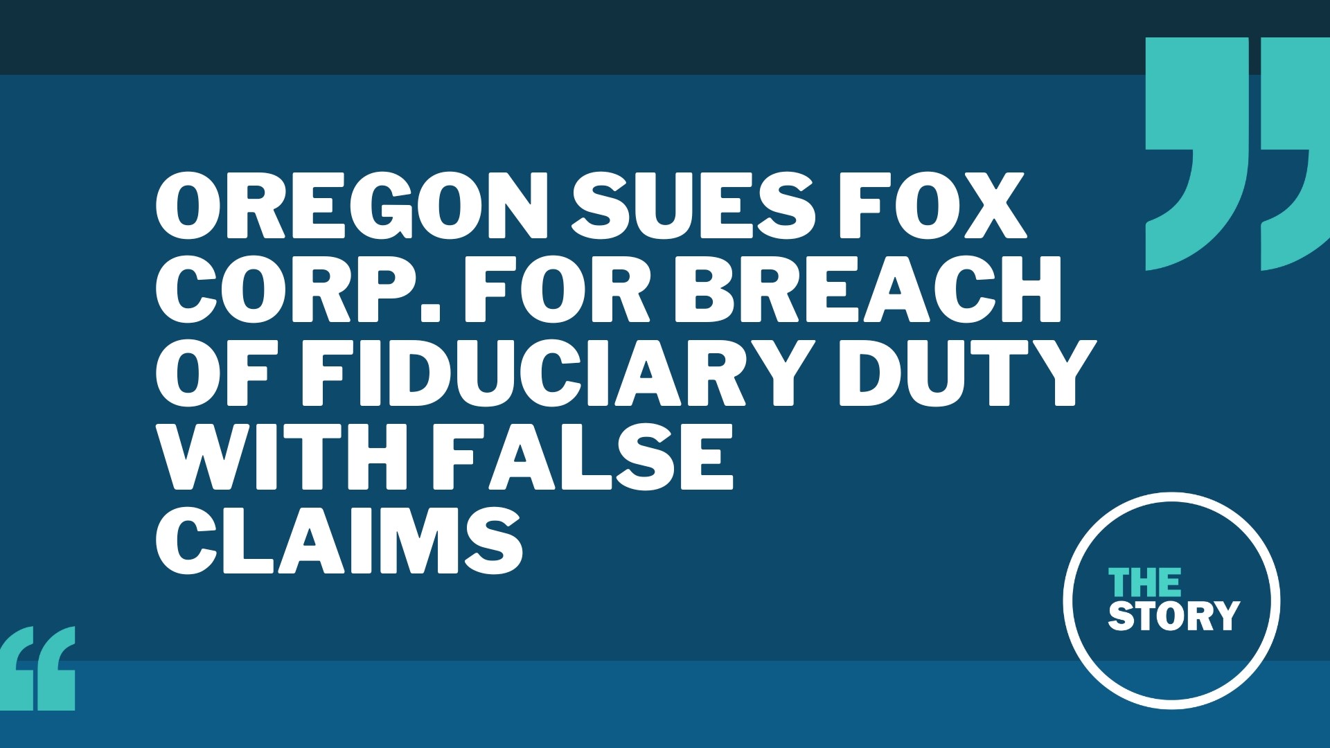 In June, Oregon Treasurer Tobias Read said that the state had just under $12 million invested in FOX. By the end of August, the state had $5.2 million.