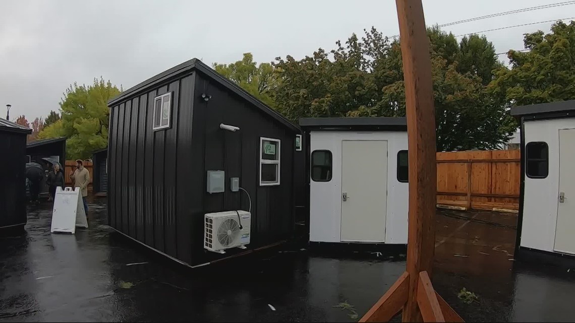 Portland opens new Safe Rest Village at Menlo Park & Ride