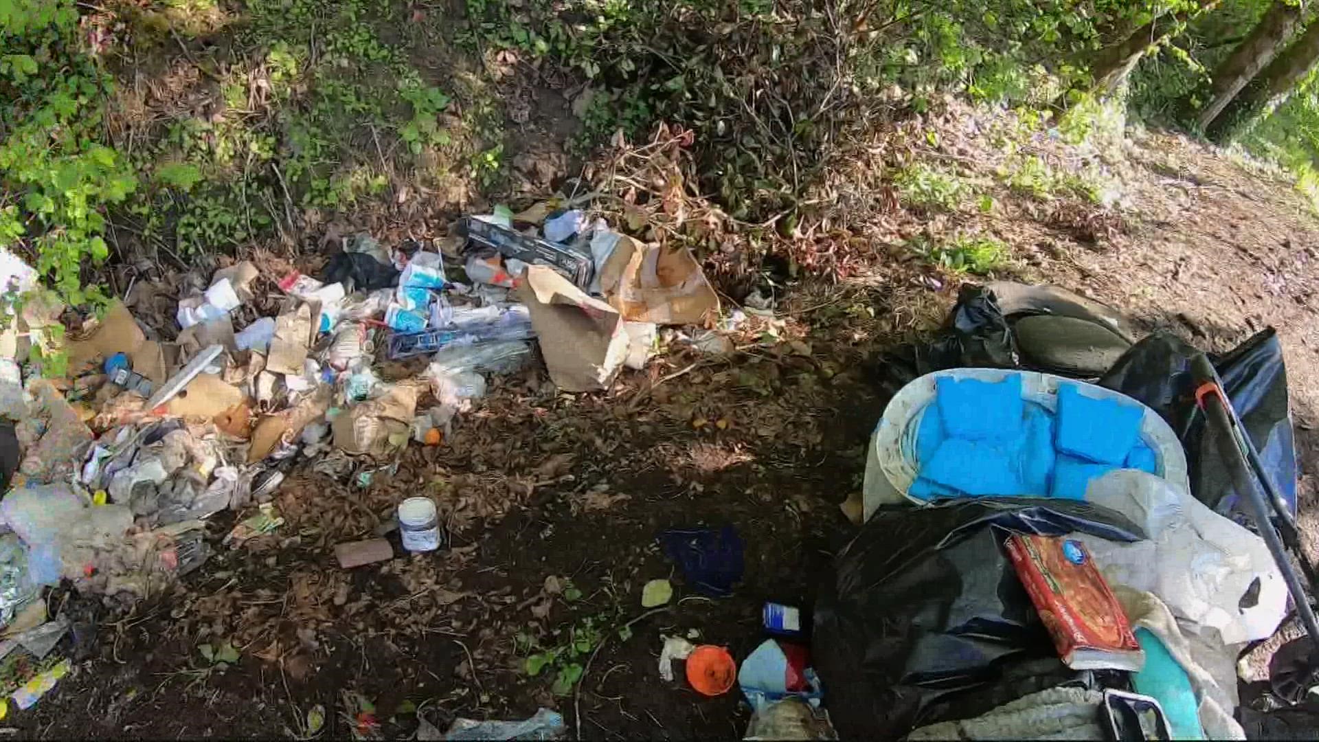 Mayor Ted Wheeler said that he has a plan to address the piles of trash left behind by rampant illegal dumping.