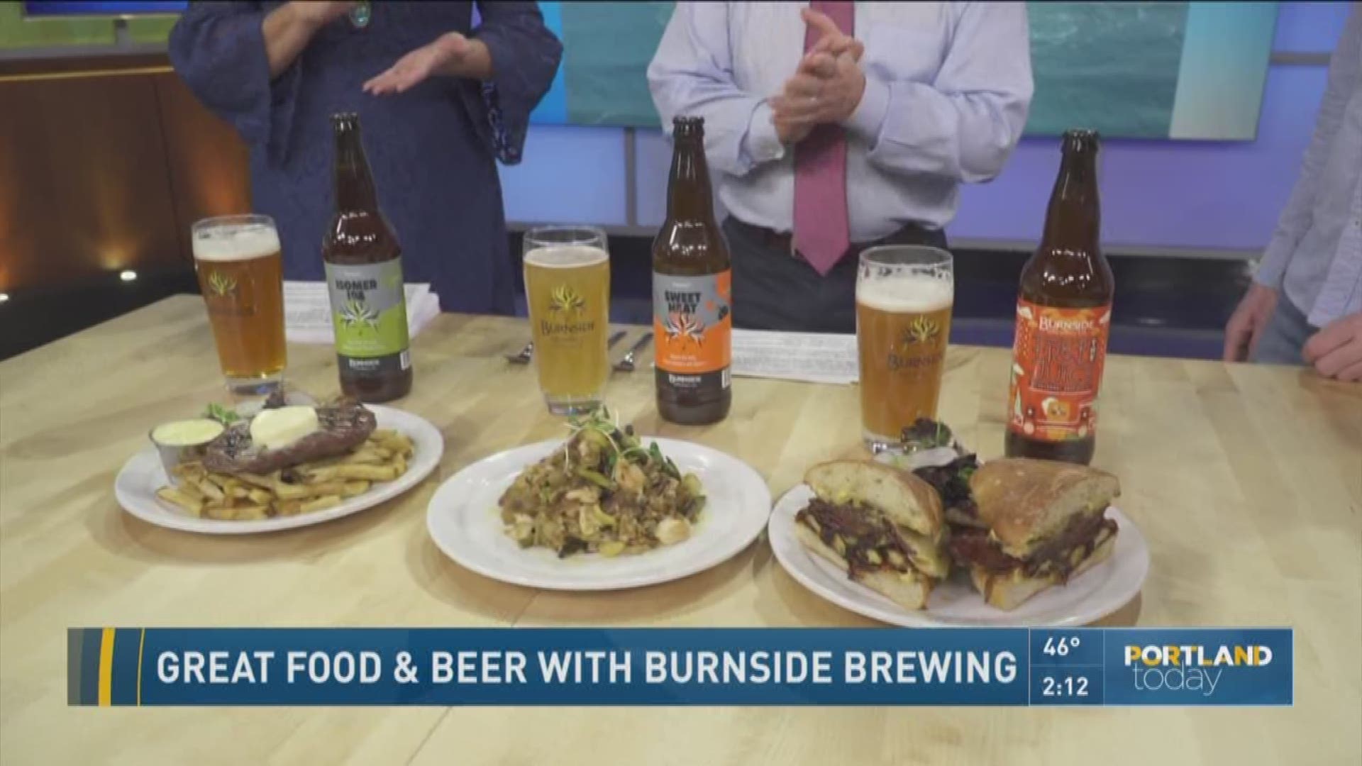 Joining us, Rick Watts, head chef at Burnside Brewing Co.