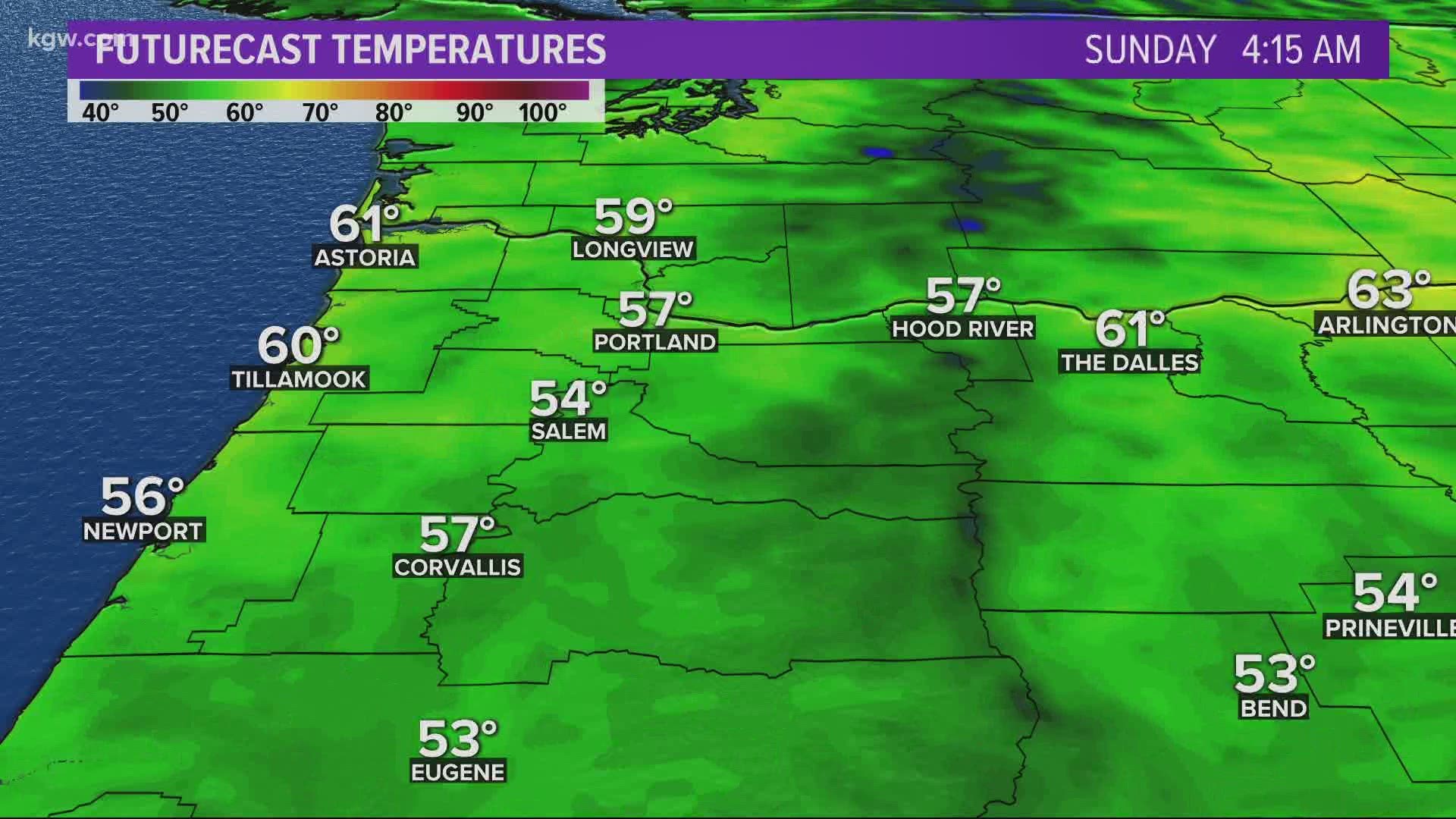 The Portland/ Vancouver weather forecast from the KGW weather team. Updated several times daily, this includes the outlook around Oregon and in Southwest Washington.