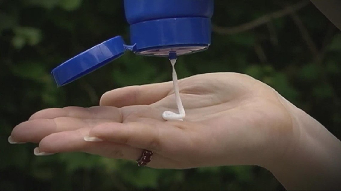 Study Sunblock containing zinc oxide can toxic