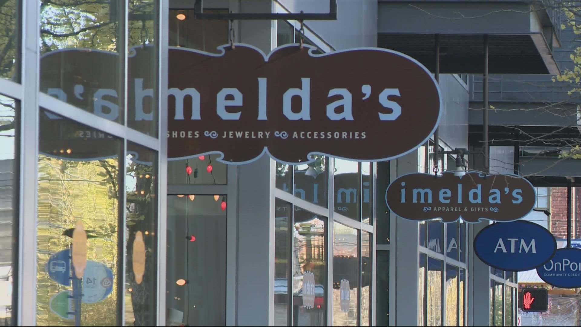 After 29 years, Imelda's shoes is shutting down shop due to hard decisions around burglaries, vandalism, pandemic, staffing and supply chain issues.