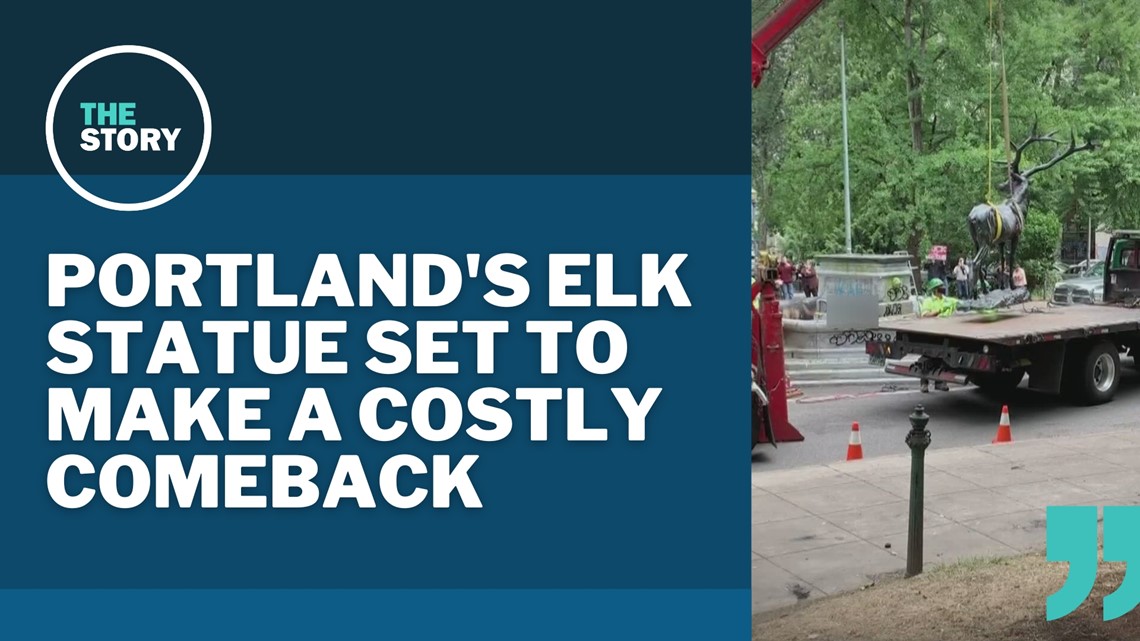Portland's iconic elk statue scheduled to return in 2024 How Did We