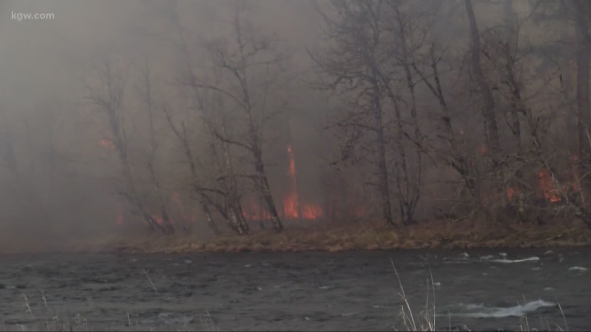 The Santiam Park Fire jumped the Santiam River about 30 miles southeast of Salem on Tuesday night, prompting Level 3 (Go) evacuation orders for nearby residents. By Wednesday morning the evacuation orders were reduced to Level 2 (Be Set).