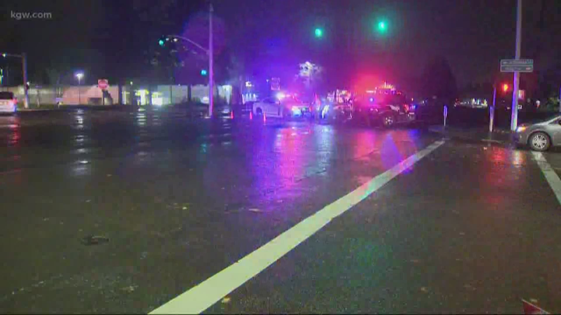 Pedestrian hit and killed by car on Highway 99W in Tigard.