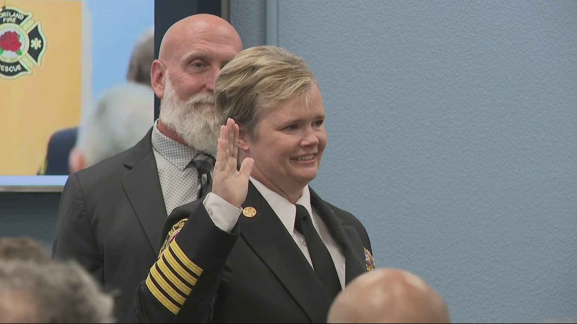 Lauren Johnson sworn in as Portland’s new fire chief | kgw.com