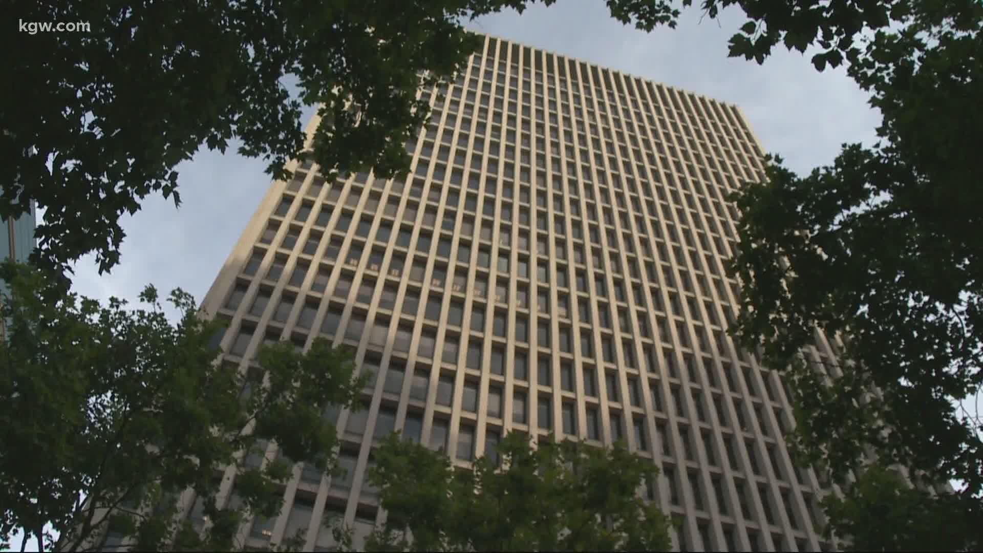 Employees at Standard Insurance have left their downtown offices.