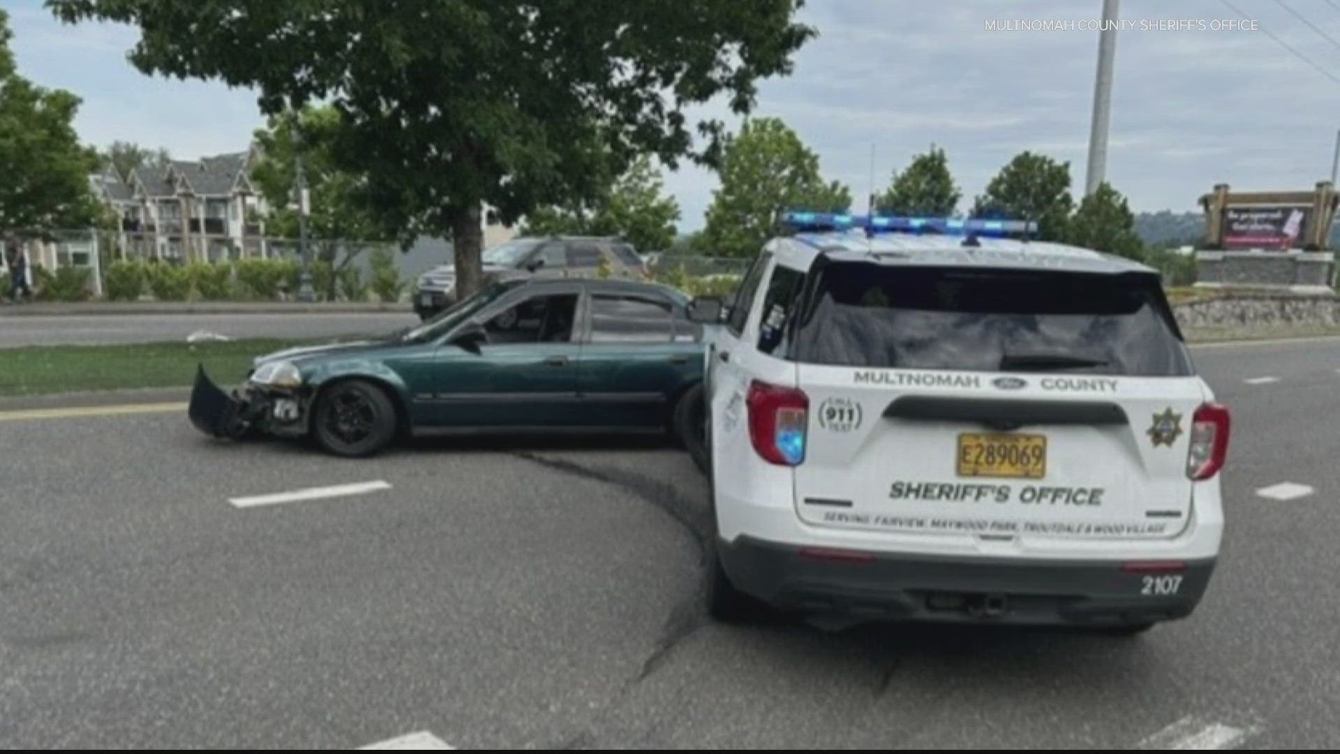 Man accused of ramming deputy's SUV with stolen car in Wood Village ...