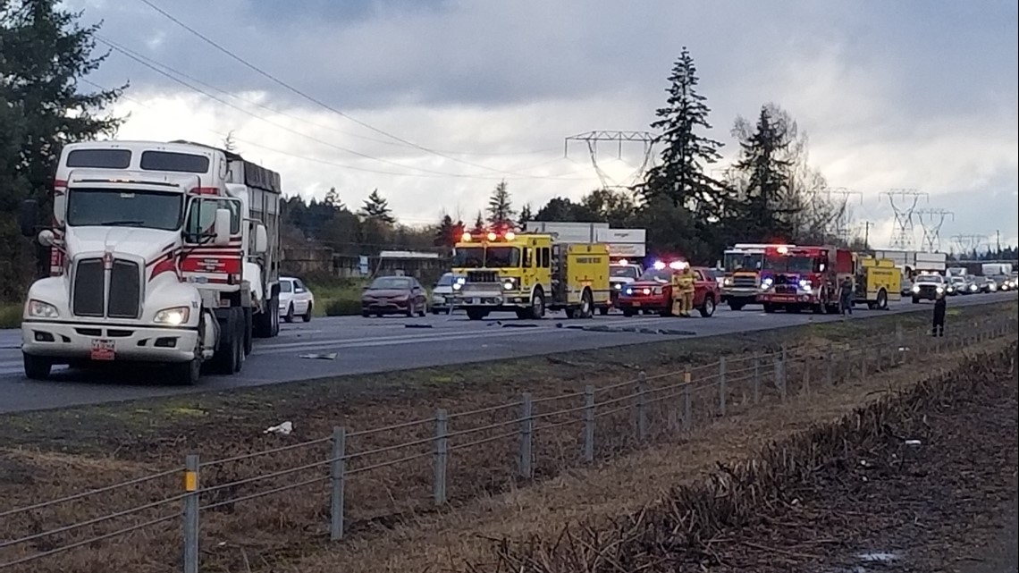 Crash that closed I5 near Woodburn was caused by weather conditions