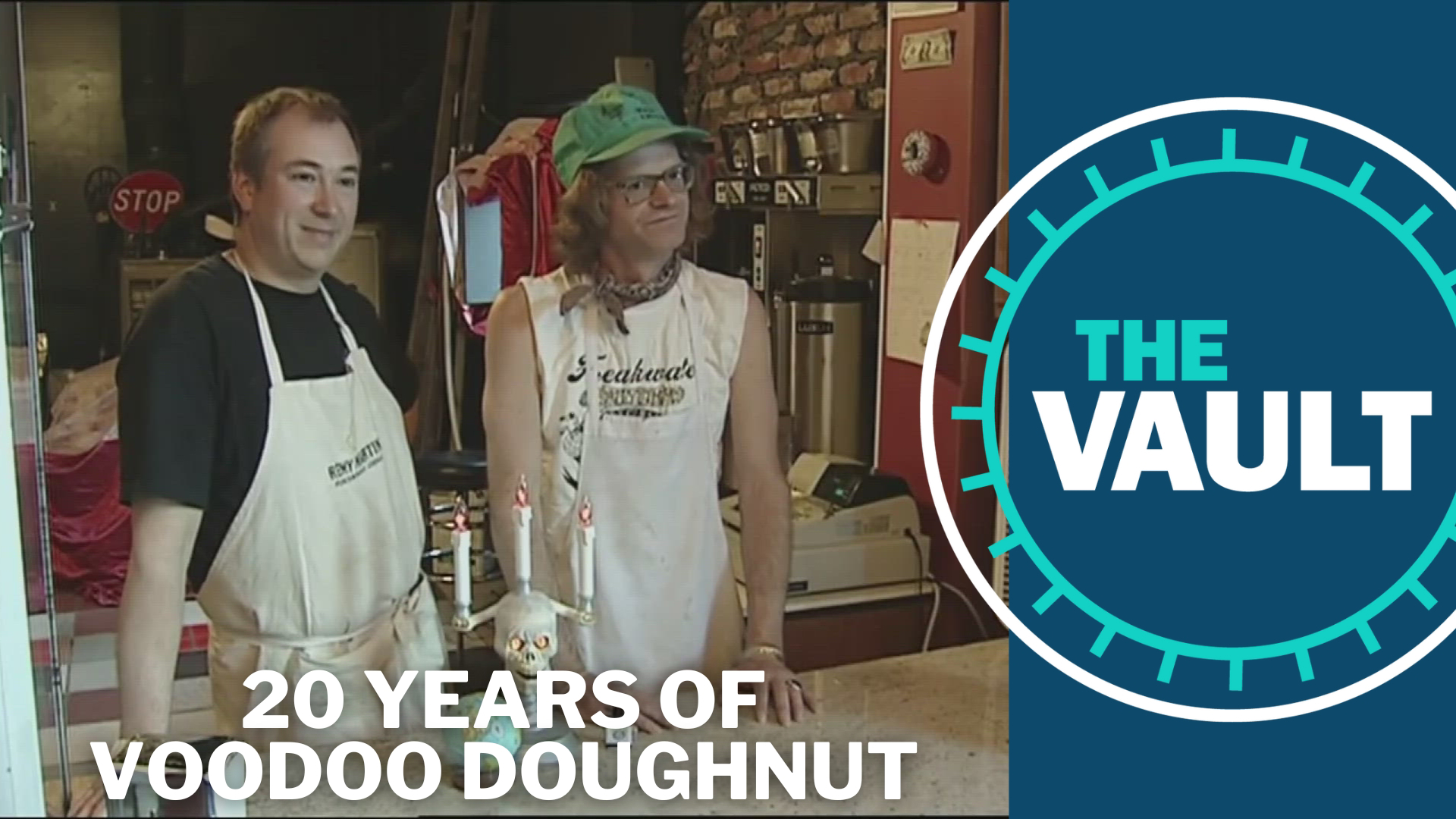 Voodoo Doughnut is 20 years old today. Here's a look back at when it all began, book-ending the story with the guys who made the magic happen.