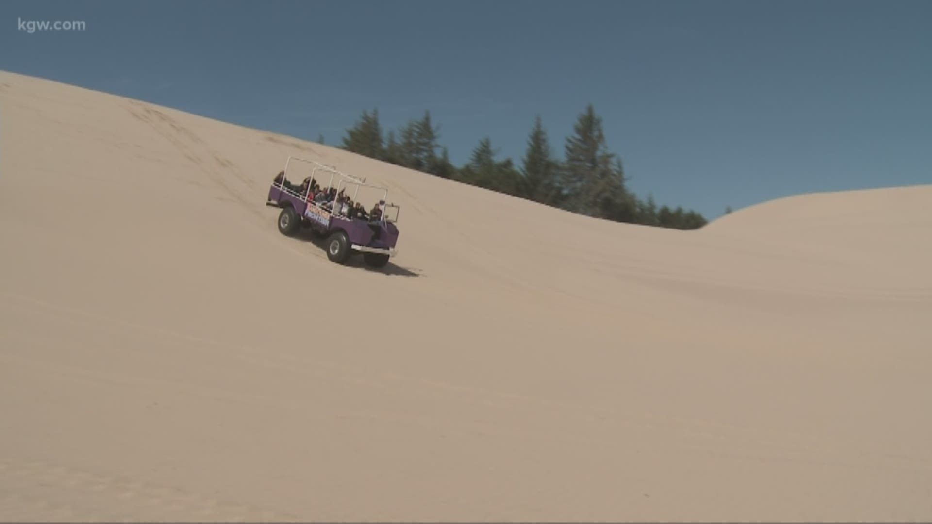 Grant McOmie takes us to Honeyman State Park on the Oregon coast with its massive sand dunes. There's also a nearby botanical garden.
