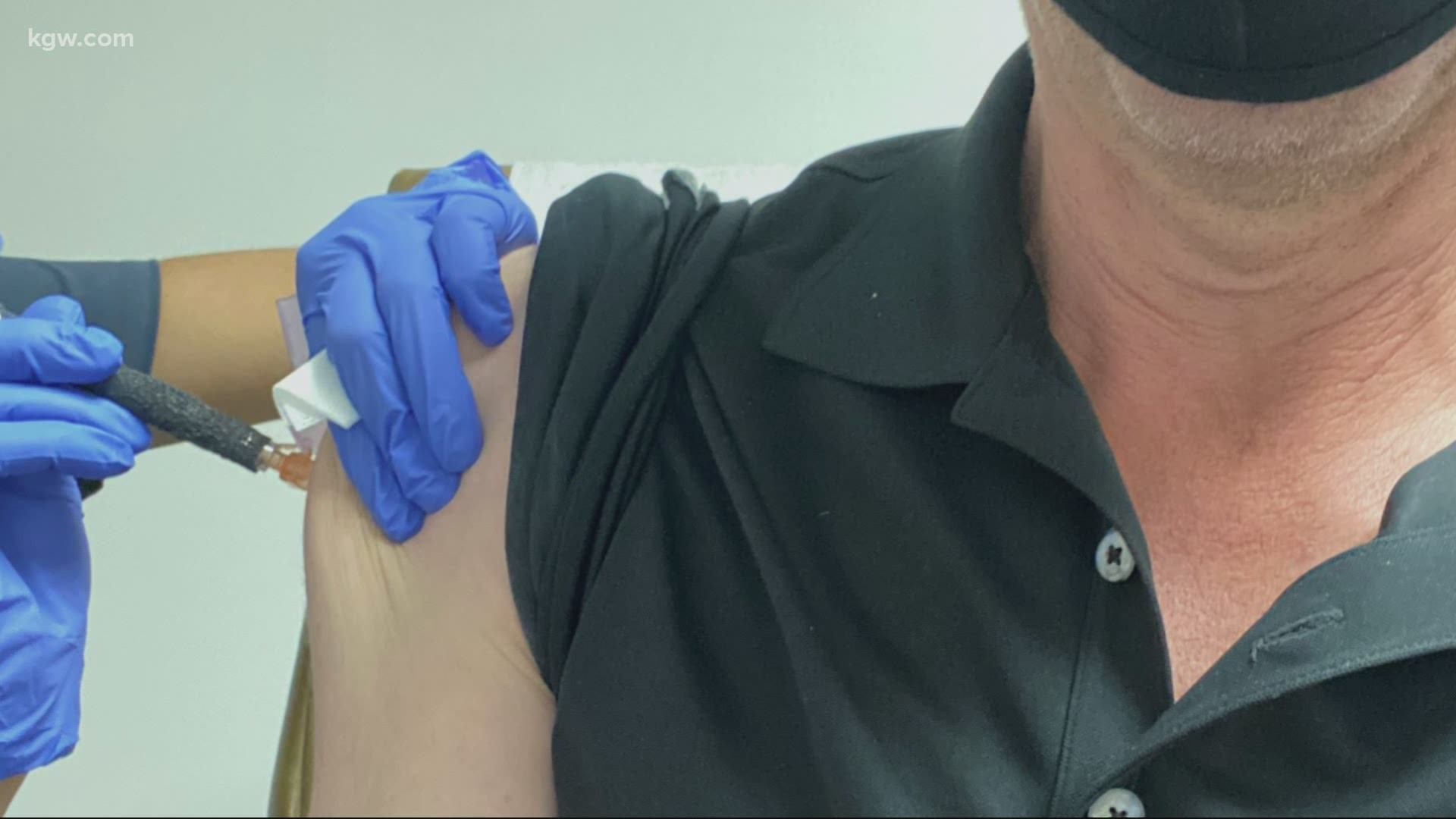 A Portland man who took part in the Moderna vaccine trial is urging others to get the vaccine as soon as possible. Pat Dooris reports.