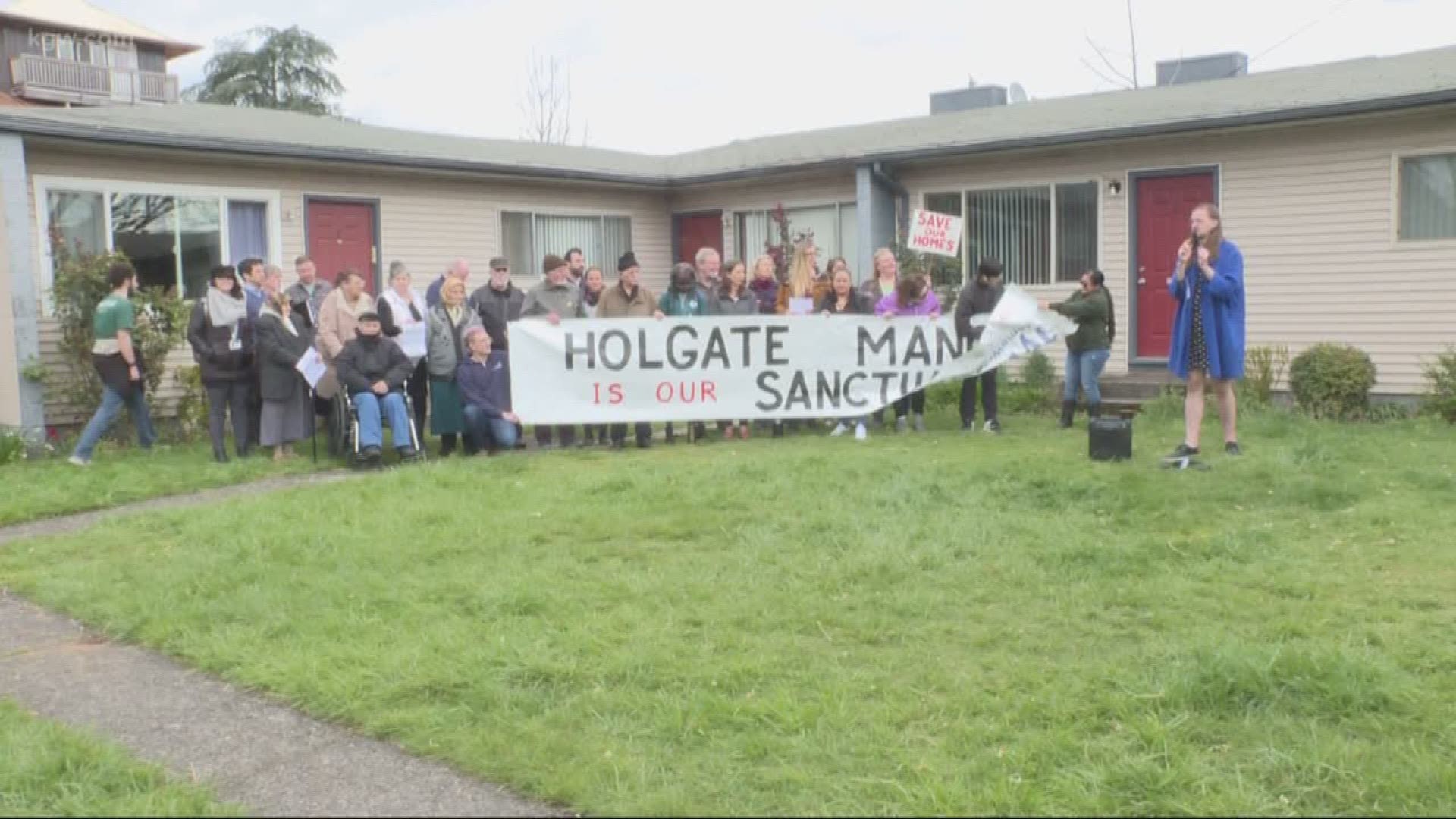Tenants in the Holgate neighborhood are putting up a fight to stay.