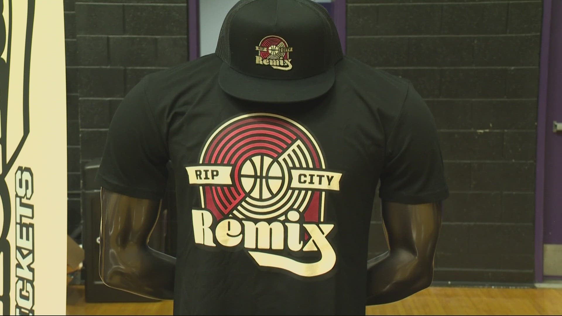 The Blazers unveiled the team's name, logo and color scheme at the University of Portland on Monday morning.