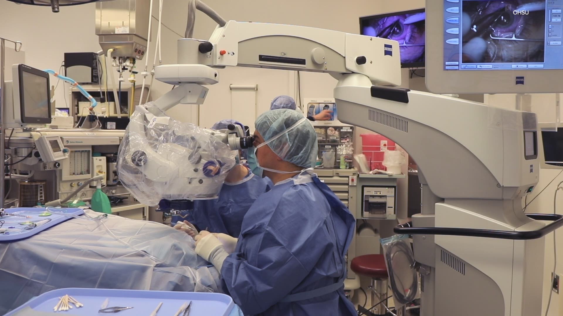 OHSU doctors perform first of its kind gene-splicing procedure