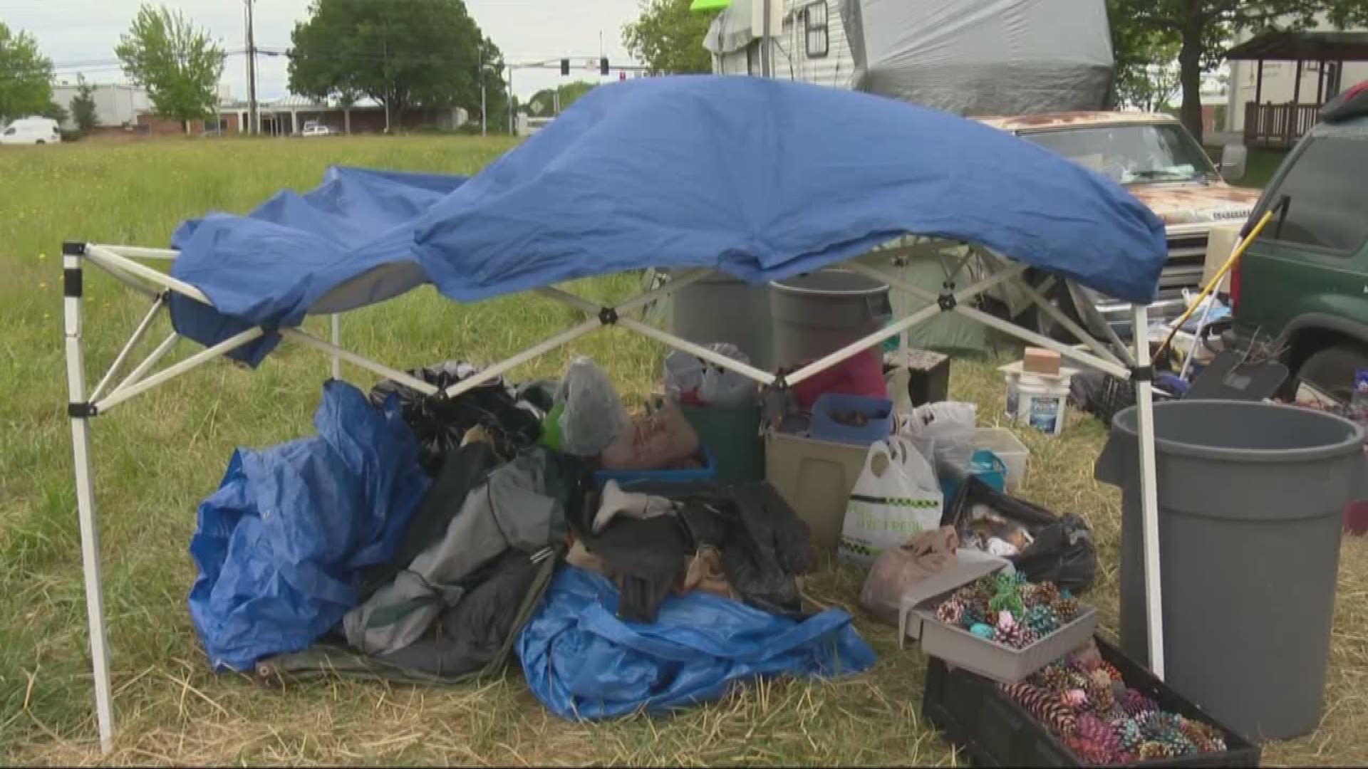 The city of Beaverton has banned camping on streets and sidewalks.
