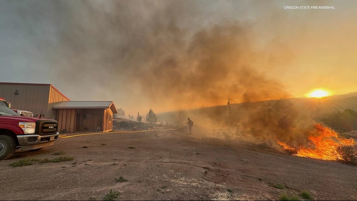 Wildfires rage across southern, central and eastern Oregon: 'We're competing for a finite amount of resources'